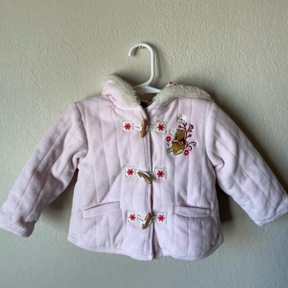 VTG DISNEY POOH PINK JACKET